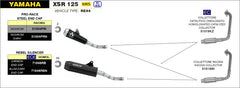 NICHROM PRO-RACE SILENCER WITH WELDED LINK PIPE