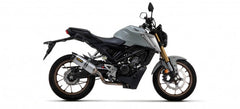 Street Full system with Thunder aluminium silencers, Endcap Carbon, ECE Homologated, Included DB-Killer