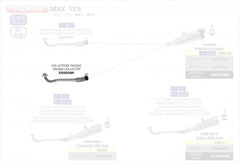 STEEL 1:1 COLLECTOR FOR ARROW SILENCER