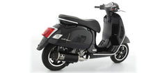 Scooter Urban aluminium Dark silencer with Dark end cap, Endcap Black Steel, ECE Homologated, Included DB-Killer