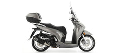 Scooter Urban aluminium Dark silencer with Dark end cap, Endcap Black Steel, ECE Homologated, Included DB-Killer