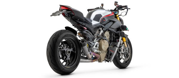 RACING DOUBLE TITANIUM WORKS SILENCERS + 1:1 ST.STEEL LINK PIPE