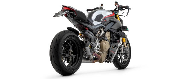 RACING DOUBLE TITANIUM WORKS SILENCERS + 1:1 ST.STEEL LINK PIPE