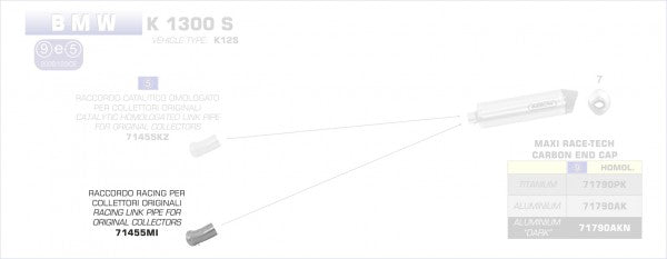 STAINLESS STEEL MID-PIPE FOR ARROW SILENCERS AND COLLECTORS