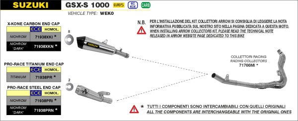 RACING NON-CATALYZED ST.STEEL COLLECTOR