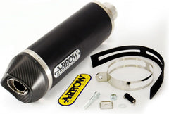 ARROW DUCATI MONSTER 1100 EVO '11 HOMOLOGATED ALUMINIUM DARK RACE-TECH SILENCER WITH CARBON END CAP FOR ARROW MID-PIPE | 71786AKN