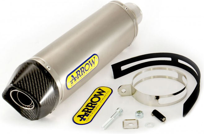 ARROW DUCATI MONSTER 1100 EVO '11 HOMOLOGATED ALUMINIUM RACE-TECH SILENCER WITH CARBON END CAP FOR ARROW MID-PIPE | 71786AK