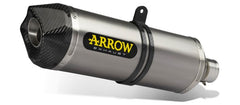 HOMOLOGATED ALUMINIUM DARK MAXI RACE-TECH SILENCER WITH CARBON END CAP FOR ORIGINAL COLLEC.