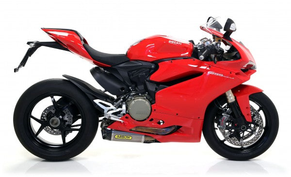 HOMOLOGATED TITANIUM WORKS LH+RH SILENCERS WITH CARBON END CAP FOR ORIGINAL COLLECTORS