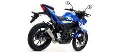 ARROW SUZUKI GSX-S 125 '17 HOMOLOGATED NICHROM PRO RACE SILENCER WITH WELDED LINK PIPE FOR ARROW COLLECTORS | 71871PRI