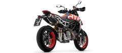 HOMOLOGATED PRO-RACE NICHROM DARK RH+LH SILENCERS WITH WELDED LINK PIPE