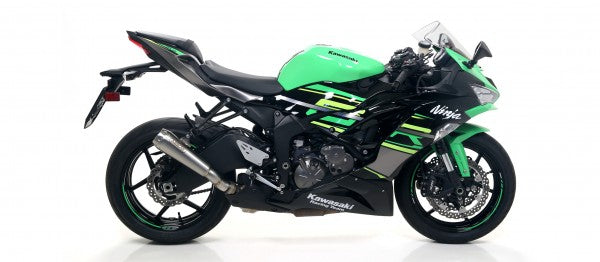 HOMOLOGATED PRO RACE NICHROM DARK SILENCER WITH WELDED LINK PIPE