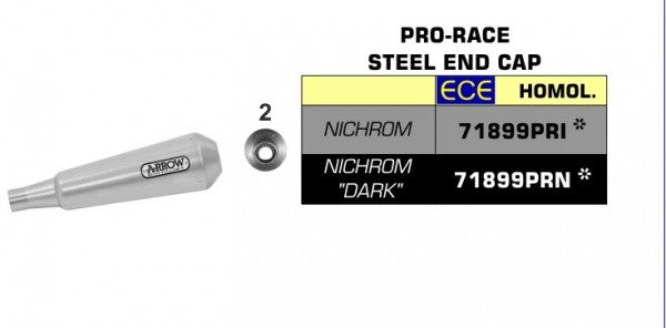 HOMOLOGATED PRO-RACE NICHROM SILENCER