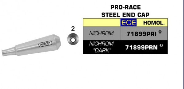HOMOLOGATED PRO-RACE NICHROM DARK SILENCER
