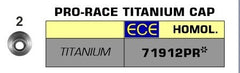 Street Titanium Pro-Race silencer, Endcap Titanium, ECE Homologated, Included DB-Killer