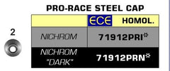 Street Pro-Race Nichrom silencer, Endcap Stainless, ECE Homologated, Included DB-Killer