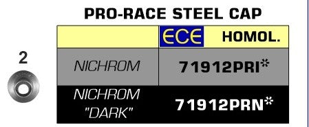Street Pro-Race Nichrom Dark silencer, Endcap Stainless, ECE Homologated, Included DB-Killer