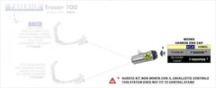 Street Works Nichrom Dark silencer with carby end cap, Endcap Carbon, ECE Homologated, Included DB-Killer