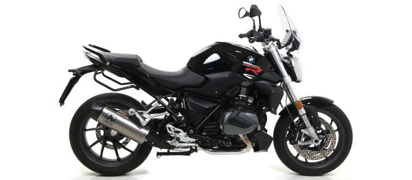 Street Maxi Race-Tech titanium silencer with carby end cap, Endcap Carbon, ECE Homologated, Included DB-Killer