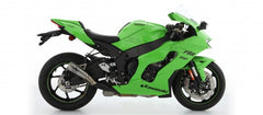 Street Titanium Pro-Race silencer with titanium link pipe, Endcap Titanium, ECE Homologated, Included DB-Killer