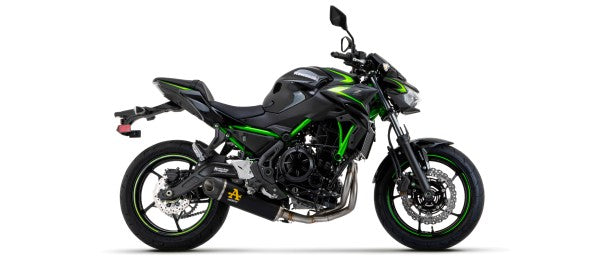 HOMOLOGATED COMPLETE SYSTEM WITH ST.STEEL COLLECTOR AND DARK ALUMINUM INDY RACE SILENCER