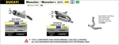 HOMOLOGATED ALUMINUM DARK INDY RACE SILENCER WITH WELDED LINK PIPE