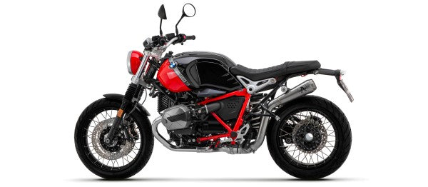 HOMOLOGATED TITANIUM PRO-RACE SILENCER WITH WELDED LINK PIPE