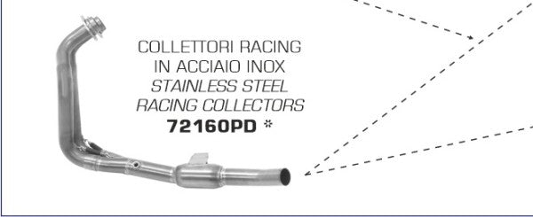 Street Stainless steel racing collectors