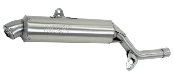 STAINLESS STEEL HOMOLGATED EXHAUST FOR ORIGINAL AND ARROW COLLECTOR