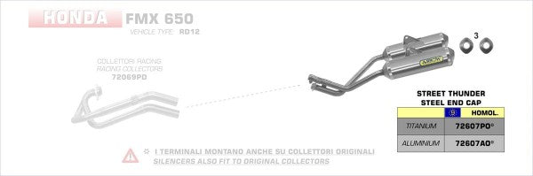 L & R ALUMINIUM HOMOLOGATED EXHAUSTS