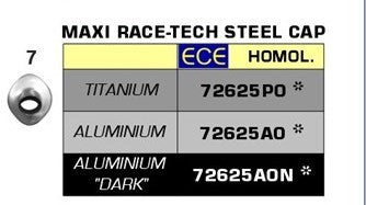 Exhaust Muffler Silencer Arrow Maxi Race-Tech Titanium End Cap Stainless Steel Approved Ece Euro4