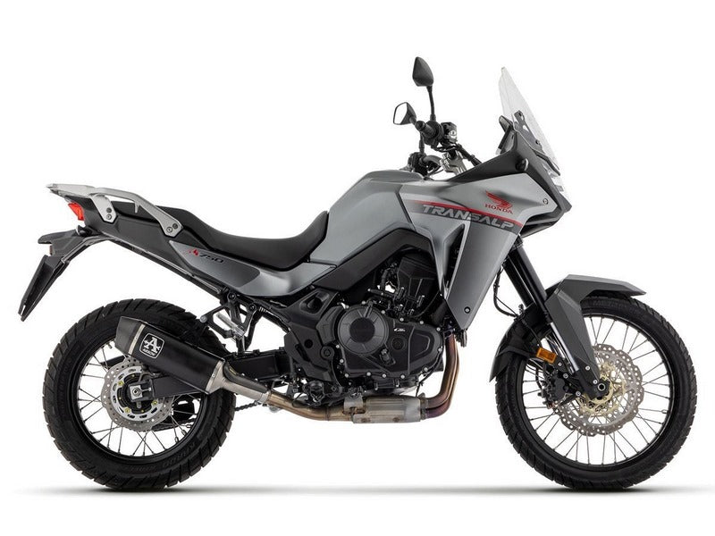 Exhaust Indy Race Slip-On Black Aluminum Approved