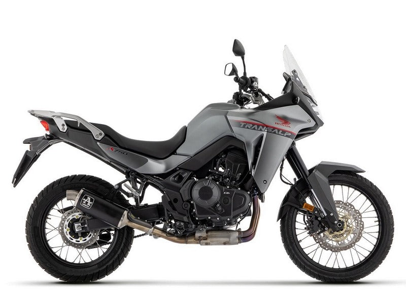 Exhaust Indy Race Slip-On Black Aluminum Approved
