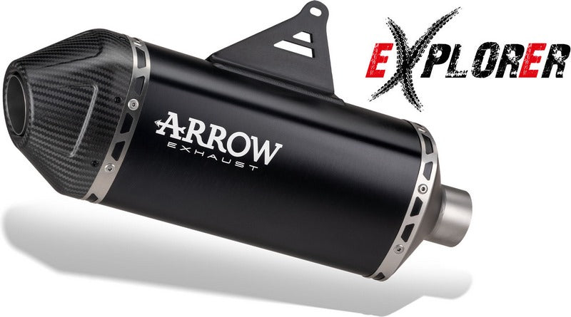 Explorer aluminium "Dark" silencers
