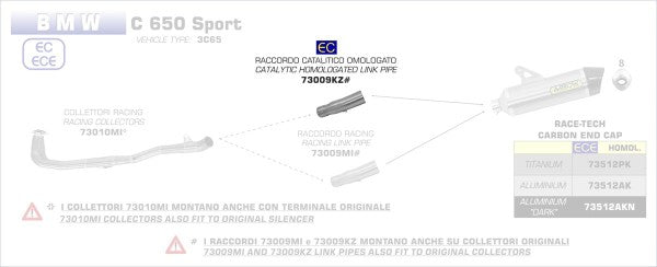 HOMOLOGATED EURO4 LINK PIPE