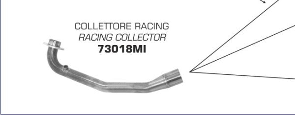 Racing Stainless Steel Collector For Arrow Exhaust