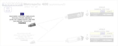 Street Catalytic homologated link pipe for Urban Exhaust, EC Homologated