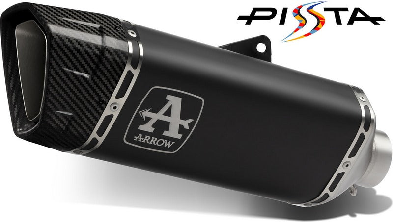 Full system racing with Pista titanium "Dark" silencers