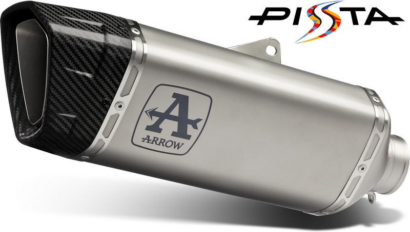 Full system racing with Pista titanium "Dark" silencers