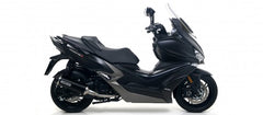 Homologated Urban Dark Aluminium Exhaust With Dark Inox Endcap For Arrow Collector