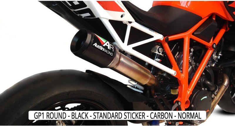 Austin Racing KTM SUPERDUKE 1290 GP1 HI SLUNG DE-CAT EXHAUST SYSTEM | 163-ktm-superduke-1290