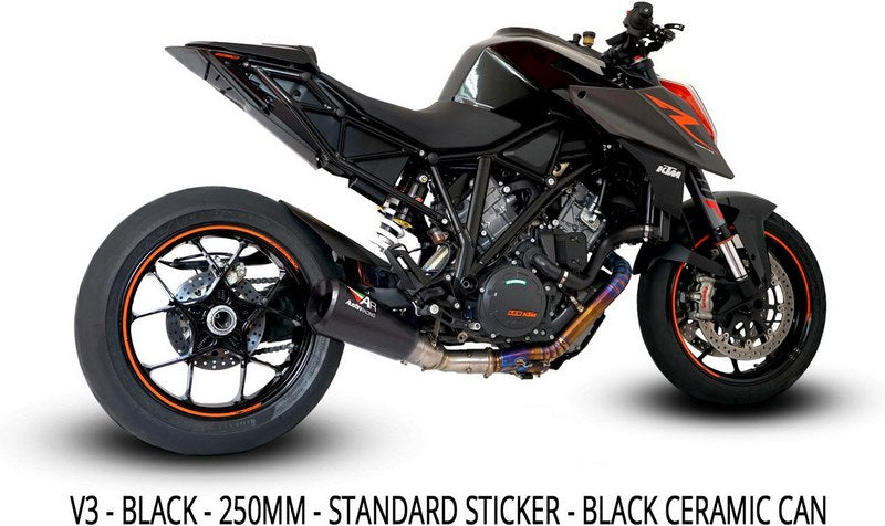 Austin Racing KTM SUPERDUKE 1290 R & GT GP3 BELLY EXIT DE-CAT EXHAUSTS SYSTEMS | 215-ktm-superduke-1290-r