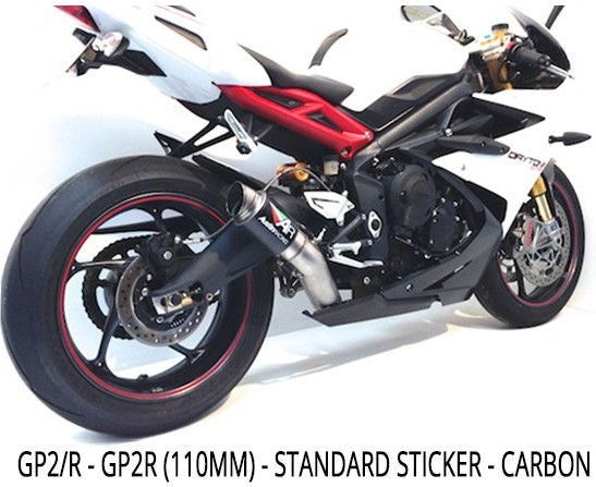 Austin Racing TRIUMPH 675 DAYTONA 2013 - 2018 GP1 & GP1R/ GP2 & GP2R SLIP ON EXHAUST | 67-triumph-675-daytona-2013-2018