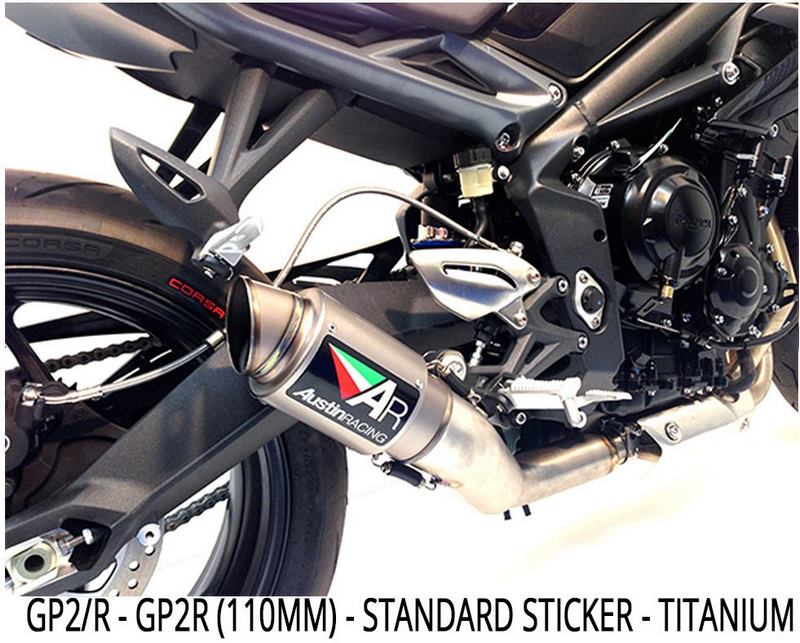 Austin Racing TRIUMPH 675 STREET TRIPLE GP1/GP1R & GP2/GP2R SLIP-ON EXHAUST SYSTEM | 69-triumph-675-street-triple