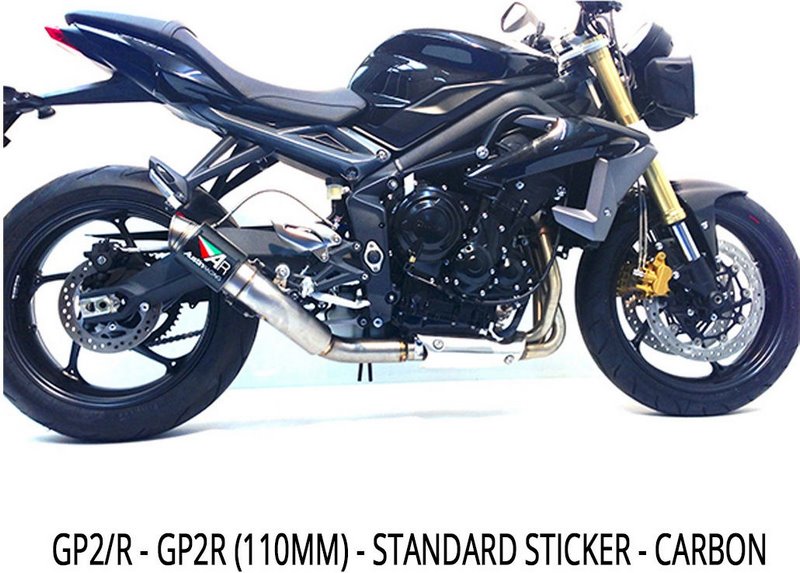 Austin Racing TRIUMPH 675 STREET TRIPLE GP1/GP1R & GP2/GP2R SLIP-ON EXHAUST SYSTEM | 69-triumph-675-street-triple