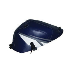 Bagster Tank Cover YZF R6 (2003) baltic blue/white and steel grey triangles | 1456