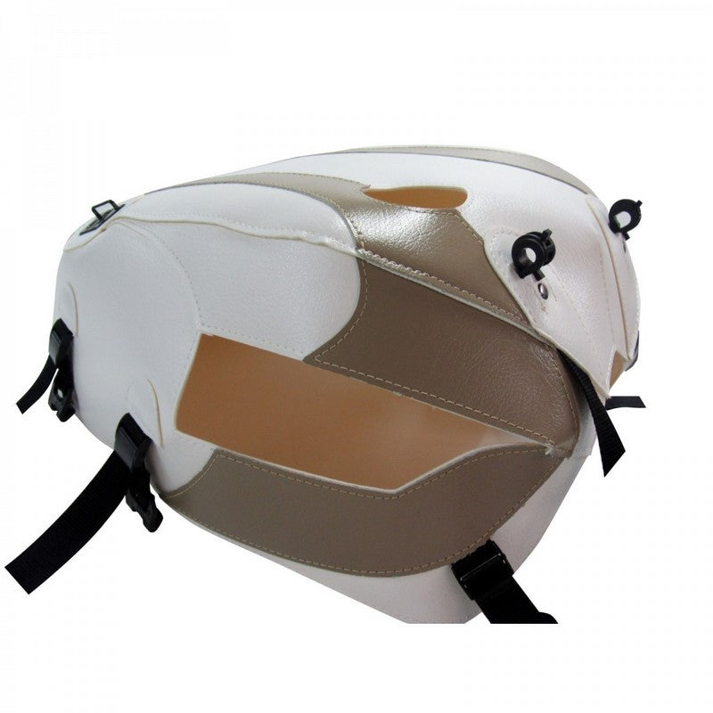 Bagster Tank Cover T100/850 BONNEVILLE WHITE/CHAMPAGNE | 1568