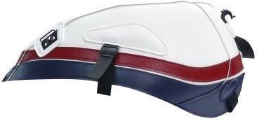 Bagster Tank Cover VT 750 S BLANC BLEU FONCE BANDE ROUGE FONCE | 1601