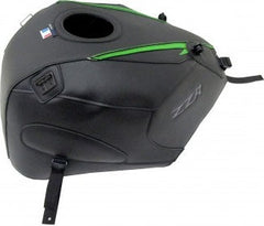 Bagster Tank Cover KAWASAKI ZZR 1400 GRAINY MAT BLACK/PEARLY GREEN TIP 2018 | 1635I