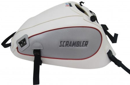 Bagster Tank Cover SCRAMBLER 800 WHITE/SILVER/LISERET RED  2017 | 1692G